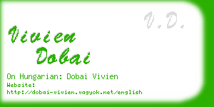 vivien dobai business card